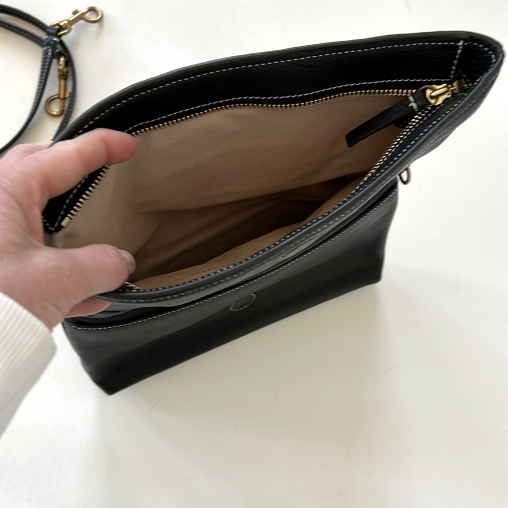 Tory Burch Perforated Logo Fold Over Crossbody Bag - Picture 5 of 15